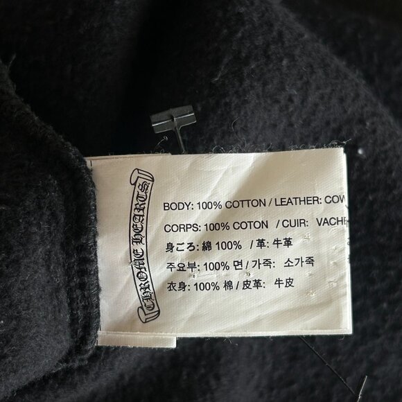 Chrome Hearts Black Leather Triple Cross Sweater - Picture 4 of 7